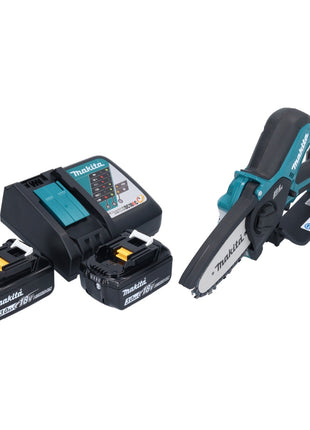 Makita DUC 101 RF Akku Astsäge 18 V 10 cm Brushless + 2x Akku 3,0 Ah + Ladegerät