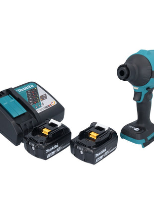 Makita DAS 180 RF Akku Gebläse 18 V Brushless + 2x Akku 3,0 Ah + Ladegerät - Toolbrothers