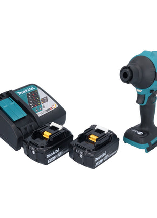 Makita DAS 180 RT Akku Gebläse 18 V Brushless + 2x Akku 5,0 Ah + Ladegerät - Toolbrothers