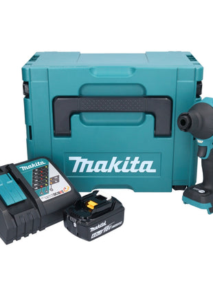 Makita DAS 180 RG1J Akku Gebläse 18 V Brushless + 1x Akku 6,0 Ah + Ladegerät + Makpac - Toolbrothers