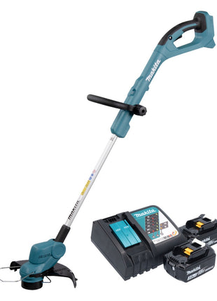 Makita DUR 193 RF2 Akku Rasentrimmer 18 V 260 mm + 2x Akku 3,0 Ah + Ladegerät - Toolbrothers