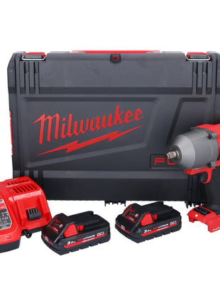 Milwaukee M18 ONEFHIWF12-302X Akku Schlagschrauber 18 V 1356 Nm 1/2" Brushless + 2x Akku 3,0 Ah + Ladegerät + HD Box