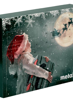 Metabo Adventskalender mit 31 tlg. Werkzeug Set ( 626694000 ) Bits / Stecknüsse / Ratsche