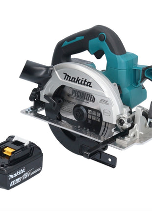 Makita DHS 661 F1 Akku Handkreissäge 18 V 165 mm Brushless + 1x Akku 3,0 Ah - ohne Ladegerät - Toolbrothers