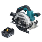 Makita DHS 661 F1 Akku Handkreissäge 18 V 165 mm Brushless + 1x Akku 3,0 Ah - ohne Ladegerät - Toolbrothers