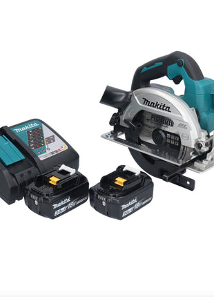 Makita DHS 661 RF Akku Handkreissäge 18 V 165 mm Brushless + 2x Akku 3,0 Ah + Ladegerät - Toolbrothers