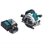 Makita DHS 661 RM1 Akku Handkreissäge 18 V 165 mm Brushless + 1x Akku 4,0 Ah + Ladegerät - Toolbrothers