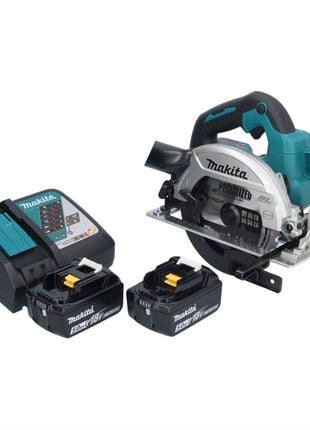 Makita DHS 661 RT Akku Handkreissäge 18 V 165 mm Brushless + 2x Akku 5,0 Ah + Ladegerät - Toolbrothers