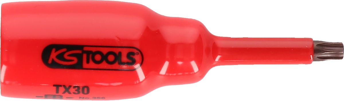 KS TOOLS 1/2' Bussola con isolamento protettivo per viti Torx, T27, corta ( 117.2436 )