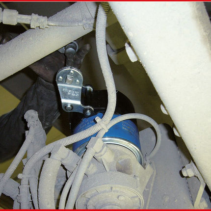 KS TOOLS 1/2'Chiave c.cinghia in acciaio p.filtro dell'olio,Ø130-143mm ( 455.0052 )