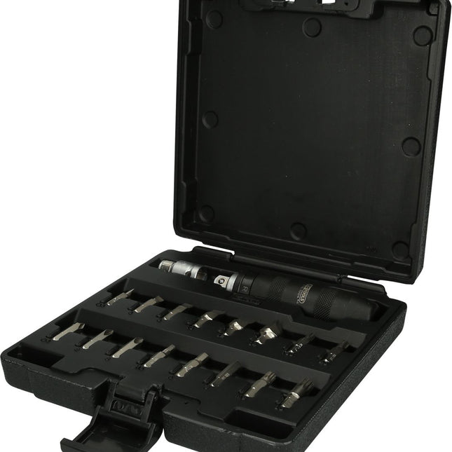 KS TOOLS Serie giraviti manuali 1/2' a lama passante, 18 pz ( 515.1000 )