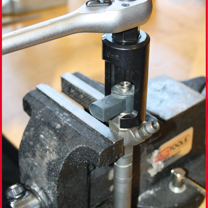 KS TOOLS 1/2" Injektor-Stecknuss, 25,0 mm, L=100mm ( 152.1195 ) - Toolbrothers