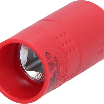 KS TOOLS 1/2" Isolierte Stecknuss, 16mm ( 118.1216 ) - Toolbrothers