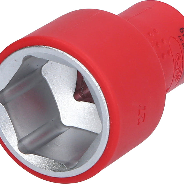 KS TOOLS 1/2" Isolierte Stecknuss, 27mm ( 118.1227 ) - Toolbrothers