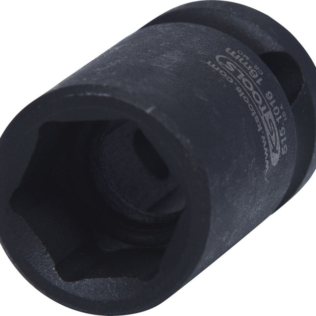 KS TOOLS 1/2" Sechskant-Kraft-Stecknuss, kurz, 16mm ( 515.1016 ) - Toolbrothers