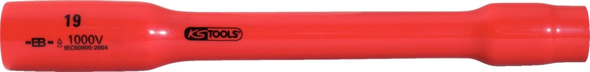 KS TOOLS 1/2" Stecknuss mit Schutzisolierung, XL, 24mm, 255mm ( 117.1386 )