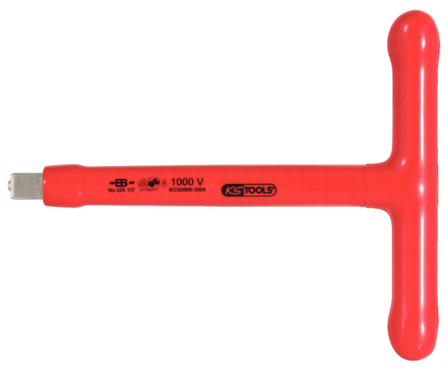 KS TOOLS 1/2' Chiave a T a bussola con isolamento protettivo e blocco vite, 200mm ( 117.1205 )