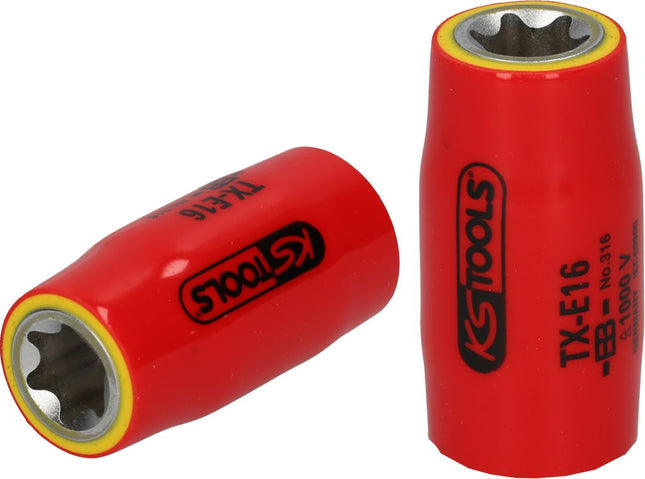 KS TOOLS 1/2' Bussola a inserto Torx-E con isolamento protettivo, E12 ( 117.2355 )