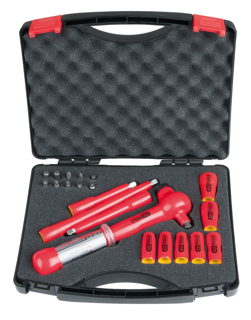 KS TOOLS 1/4' Serie di chiavi a bussola isolate,21 pz ( 117.1876 )