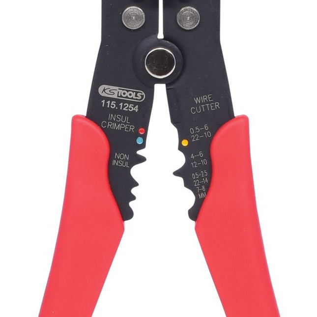 KS TOOLS Automatik-Abisolierzange,0,2-6mm ( 115.1254 ) - Toolbrothers