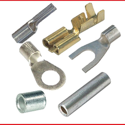 KS TOOLS Crimpzange für nicht isolierte Kabelschuhe, 220mm ( 115.1430 ) - Toolbrothers