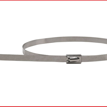 KS TOOLS Edelstahl Kabelbinder mit Kugelverschluss, 4,6x500mm, 100 Stück ( 115.1594 ) - Toolbrothers