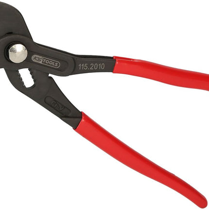 KS TOOLS Wasserpumpenzange mit Druckknopfverstellung, 240mm ( 115.2010 ) - Toolbrothers