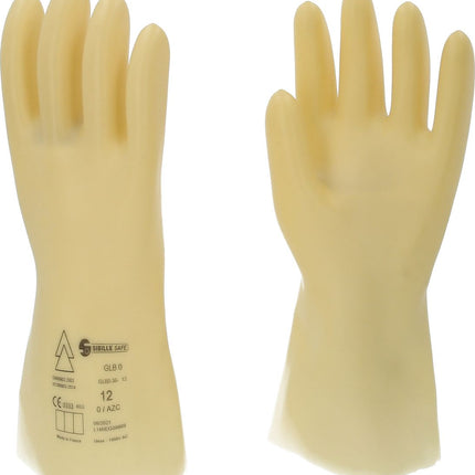 KS TOOLS Guanto di protezione da elettricista con isolamento di protezione, taglia 12, classe 0, Bianco ( 117.0053 )