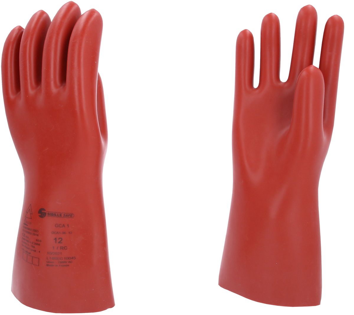 KS TOOLS Guanto di protezione da elettricista con protezione meccanica e termica, taglia 12, classe 1, rosso ( 117.0092 )