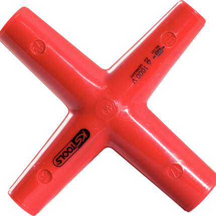 KS TOOLS Kreuzschlüssel mit Schutzisolierung, 13x17x19x22mm ( 117.1708 )