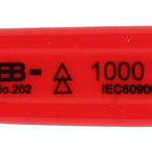 KS TOOLS Chiave a bocca con cricchetto con isolamento protettivo, 12 mm ( 117.2264 )