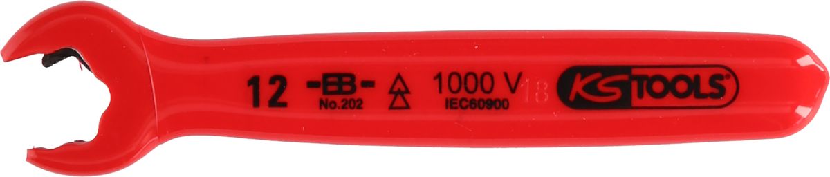 KS TOOLS Chiave a bocca con cricchetto con isolamento protettivo, 17 mm ( 117.2267 )