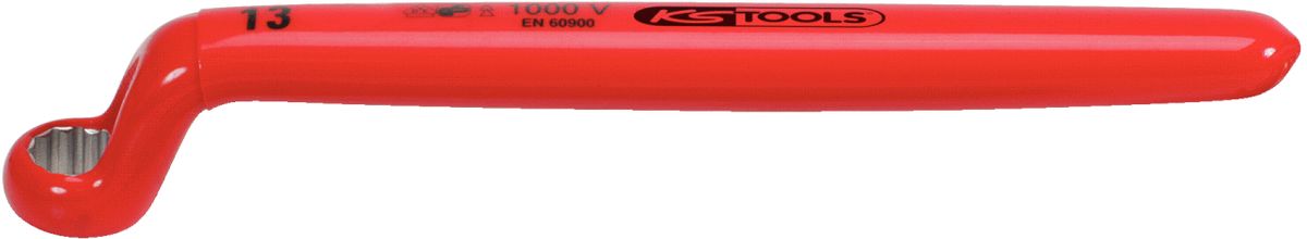 KS TOOLS Chiave poligonale con isolamento protettivo, curvata, 7/8' ( 117.2279 )