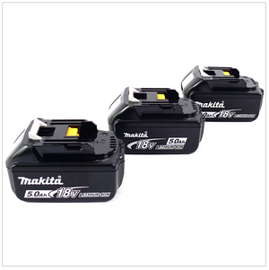 Makita BL 1850 B Batteria da 18 V -  5 Ah / 5000 mAh Li-ion - 3 pezzi