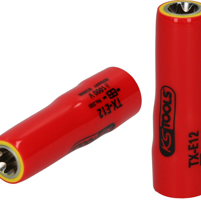 KS TOOLS 3/8" Torx-E-Stecknuss mit Schutzisolierung, E8, lang ( 117.2367 )