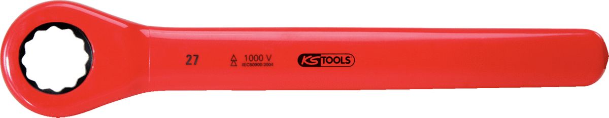 KS TOOLS Chiave a cricco ad anello con isolamento protettivo, 6mm ( 117.4206 )