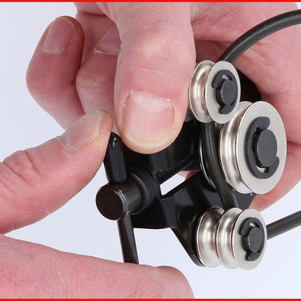 KS TOOLS Raddrizzatore/utensile di piegatura per tubi del freno, 4,75 mm (3/16') + 6,35 mm (1/4') ( 120.1004 )