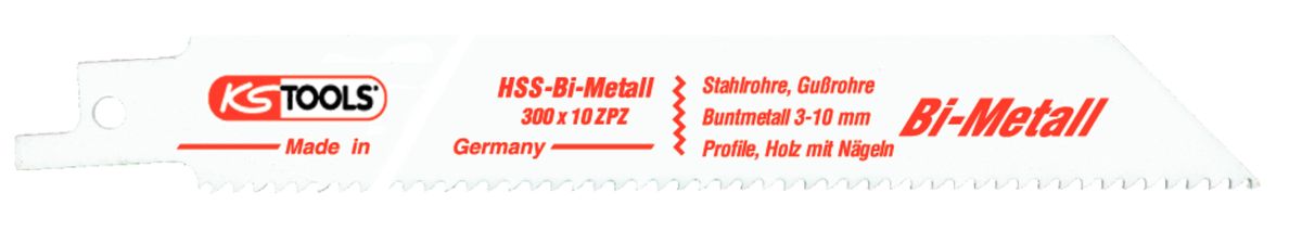 KS TOOLS Lama per sega a gattuccio,L=300mm, 2,5mm,cf.da 5 ( 129.4432 )