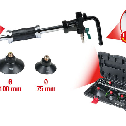 KS TOOLS Druckluft-Ausbeulhammer-Satz, 5-tlg ( 140.2080 ) - Toolbrothers