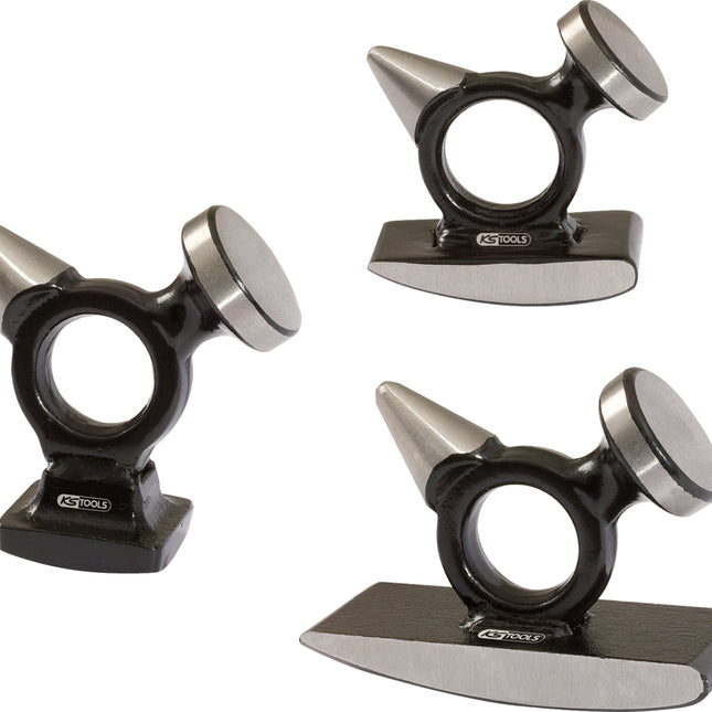 KS TOOLS 3 in 1 Ausbeuleisen-Satz, 3-tlg ( 140.2108 ) - Toolbrothers