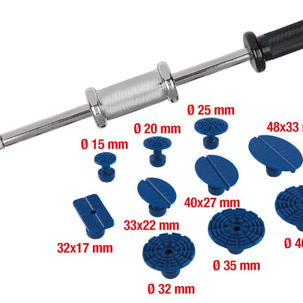 KS TOOLS Profi-Ausbeul-Gleithammer-Satz, 11-tlg ( 140.2510 ) - Toolbrothers