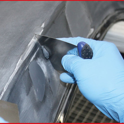 KS TOOLS Spatola in acciaio inox con impugnatura corta, 150 mm ( 144.0634 )