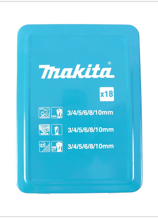 Makita Bohrer - Set 18-teilig  D-46202 - Toolbrothers