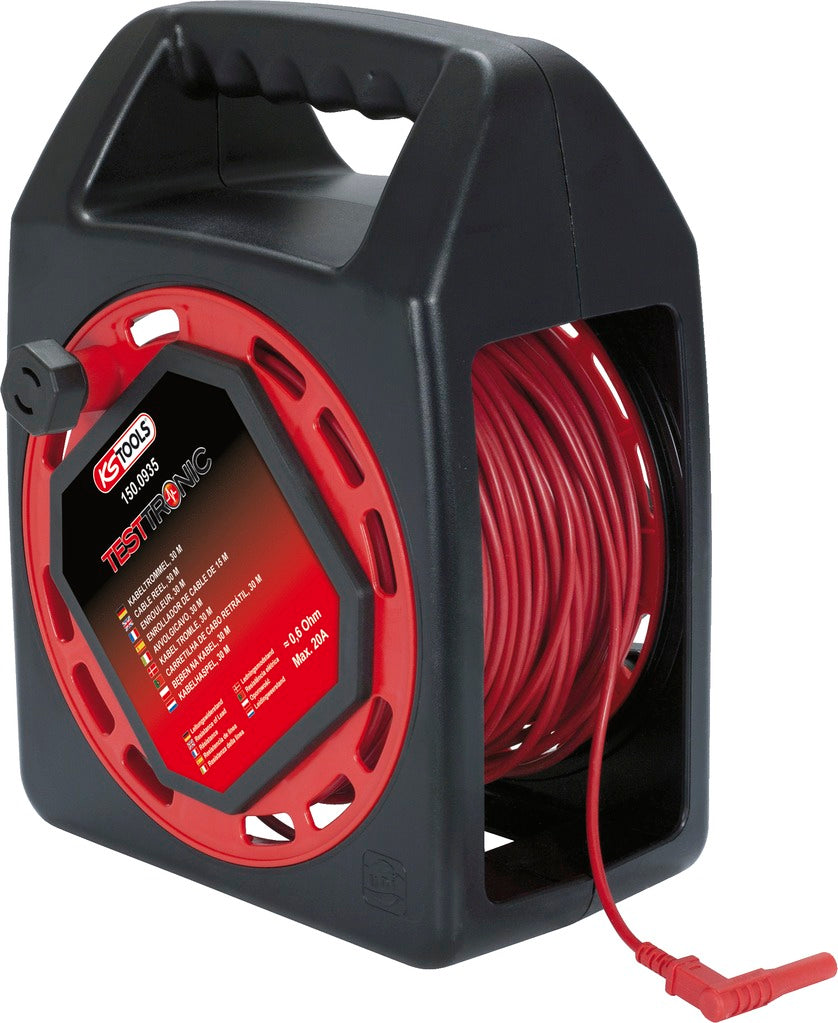 KS TOOLS Testronic Prüf-Kabeltrommel, 30m ( 150.0935 )
