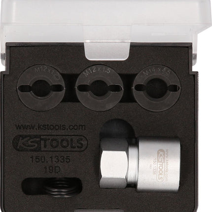 KS TOOLS Radbolzen-Gewindereparatur-Satz, 4-tlg ( 150.1335 ) - Toolbrothers