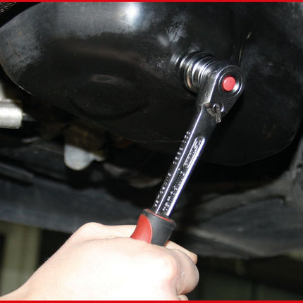 KS TOOLS Öldienst-Sechskant-Stecknuss mit Magnet, 19 mm ( 150.1408 ) - Toolbrothers