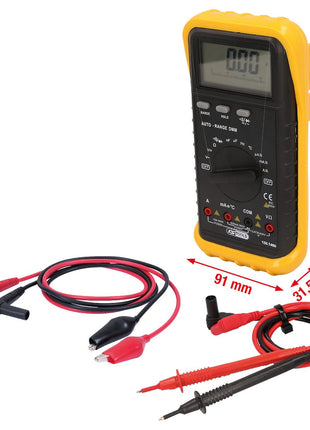 KS TOOLS Digital Multimeter inkl. Prüfspitzen und Krokodilklemmen ( 150.1480 ) - Toolbrothers