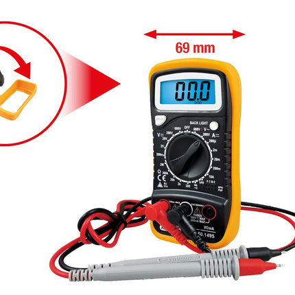 KS TOOLS Digital Multimeter inkl. Prüfspitzen ( 150.1495 ) - Toolbrothers
