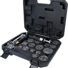 KS TOOLS Druckluftspindel-Bremskolbenwerkzeug-Satz, 18-tlg ( 150.2000 ) - Toolbrothers
