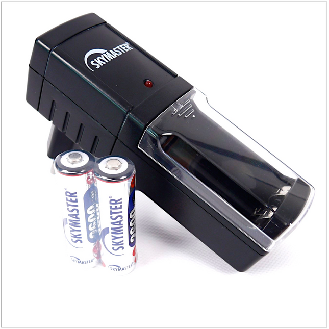 Skymaster Steckerladegeraet fuer AA Akkus Wiederaufladbare Batterien 0 - toolbrothers